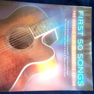 First 50 songs you should play on Acoustic guitar Book.